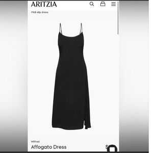 NWT Wilfred Affogato Midi Slip Dress